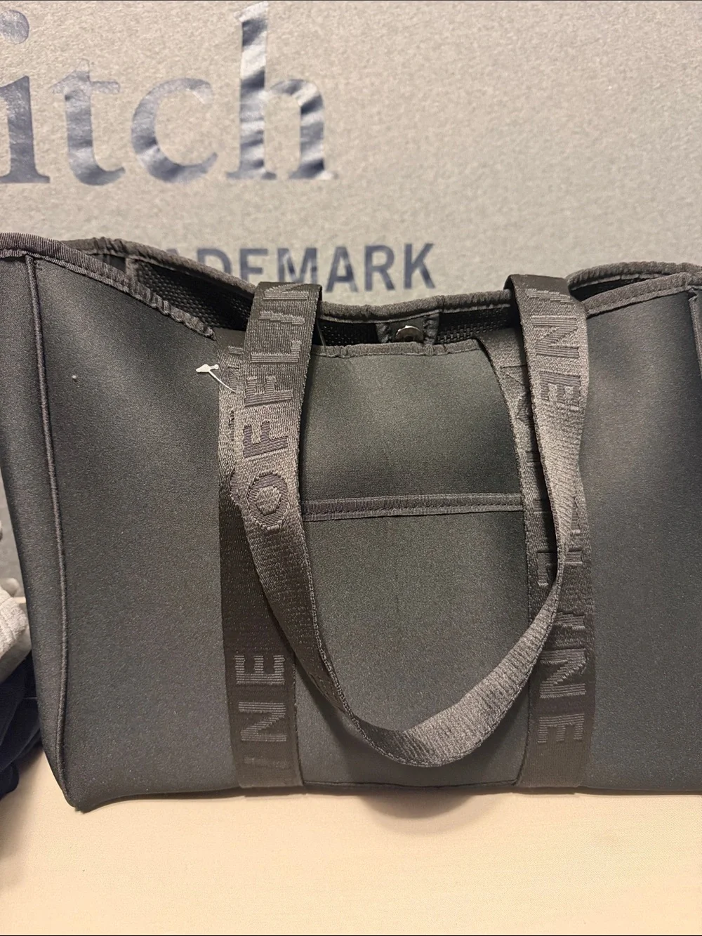 OFFLINE  Black Neoprene Everyday Tote